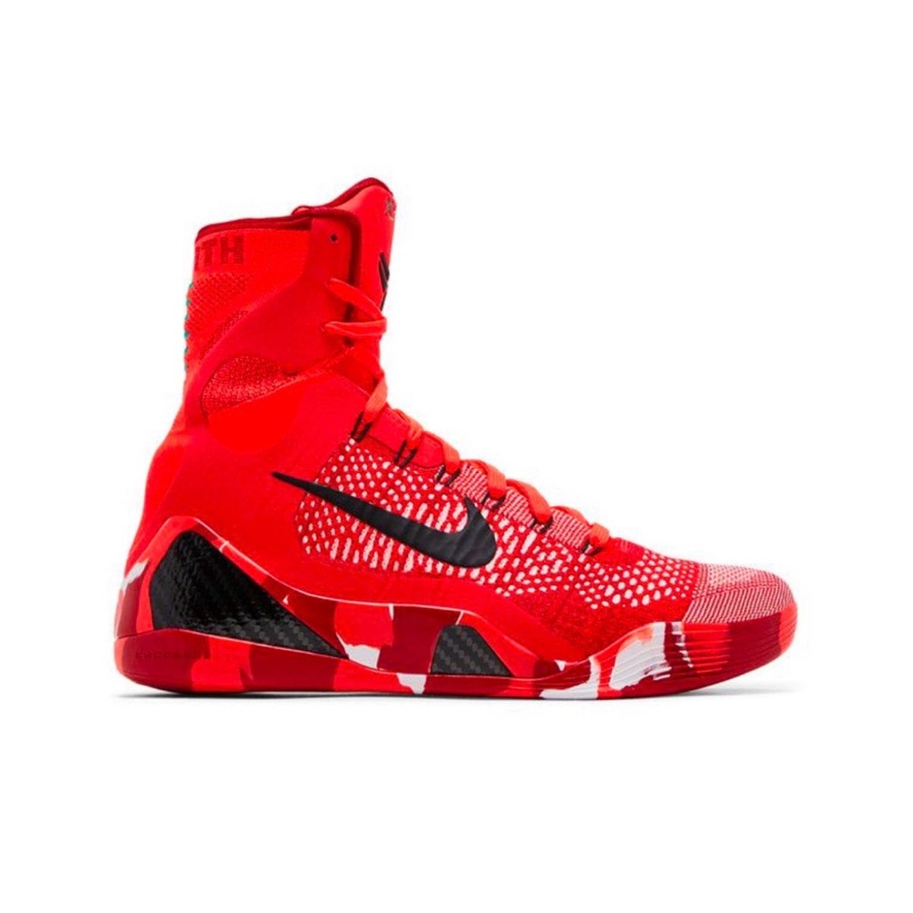 Nike Red and Black Athletic Shoes